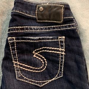 SILVER BOOTCUT JEANS!